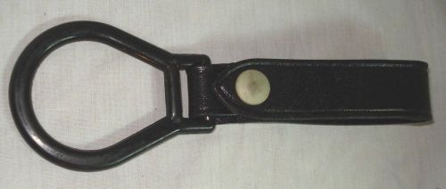 Bianchi flashlight / baton holder leather w/ plastic loop belt accessory for sale