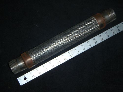 1 1/4 inch NPT Braided Stainless Expansion Joint Flexable Coupler