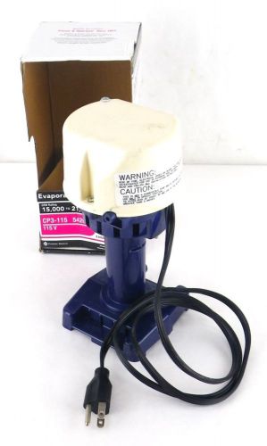 Little giant cp-3 542005 115 volt 15,000 - 20,000 cfm evaporative cooler pump 3e for sale
