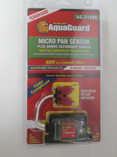 AquaGuard Plenum Rated Micro Pan Sensor/Secondary Sensor AG-3180E