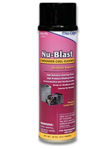 Nu-calgon 4290-75 nu-blast condenser coil cleaner, 18 oz. aerosol can for sale