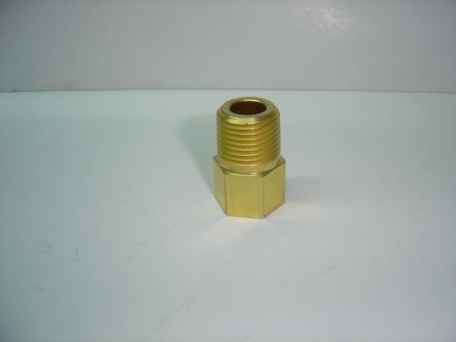 Swagelok b-8-rb-6 brass reducing bushing  1/2&#034; mnpt  x 3/8&#034;fnpt new no box for sale