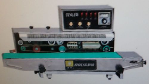Model 1000 xl continuous band horizontal bag sealer--ink coding machine 110 volt for sale