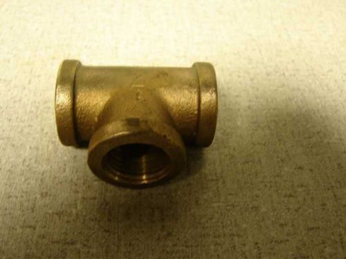 Brass 1/2&#034; T Tee threaded 3 way female