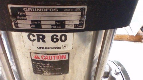 Grundfos CRN60-20 Pump