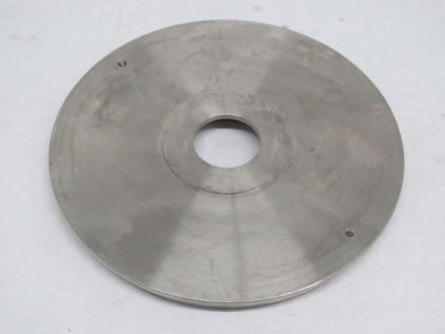 TRI CLOVER 1-1/2IN ID 8-1/4IN OD PUMP BACKING PLATE STAINLESS B324921