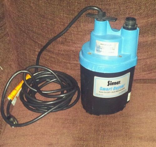 Simer Submersible Sump Pump 115V 6.3a 3/4HP Commerical Duty Cast Iron 5975