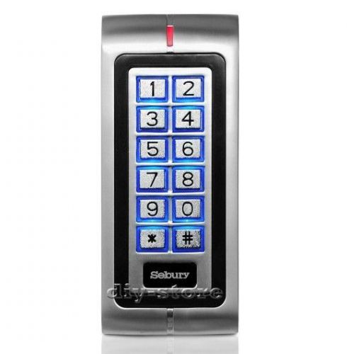 New metal case keypad 125khz rfid id card rfid reader access controller for sale