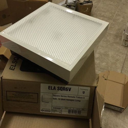 6, NIB, Lithonia ELA SQR6V Emergency lighting