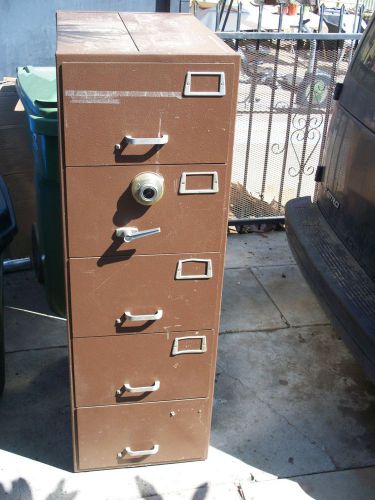 Mosler file cabinet safe 5 drawers model sf-c5 used by the military for sale