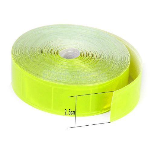 3M Scotchlite Gloss Sew on Reflective Tape 1&#034; Wide Safety Fluorescent yellow