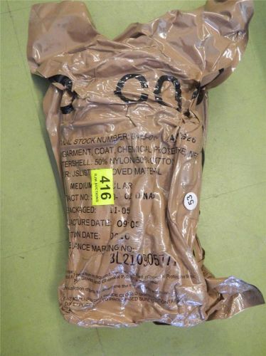 Military Chemical Protective COAT  8415-01-444-5926 NEW IN BAG D-COAT