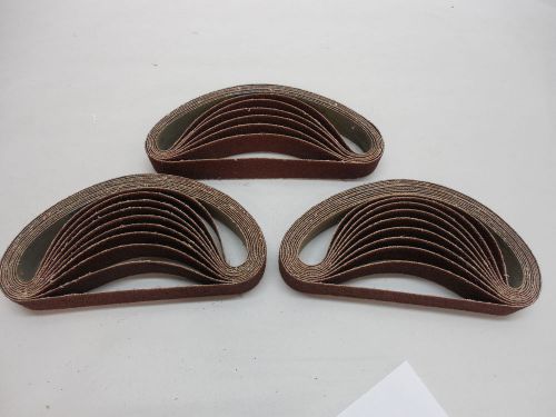 27pc a/o sanding belts 1&#034; x 18&#034; x 40 grit new sanding supplies for sale