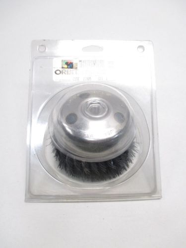 NEW ORBIT 27905 6600 RPM KNOT WIRE CUP BRUSH 6X.020X5/8-11 AH 6 IN D471088