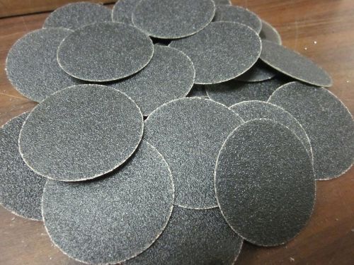 25pc 2&#034; 80 GRIT ROLOC COOKIE DISCS SILICON CARBIDE SANDING DISC ROLL LOCK TYPE R