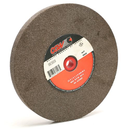 Ogw camel a46-m-v 10&#034; x 1&#034; x 1-1/4&#034; grinding wheel with 1&#034; &amp; 3/4&#034; bushing for sale