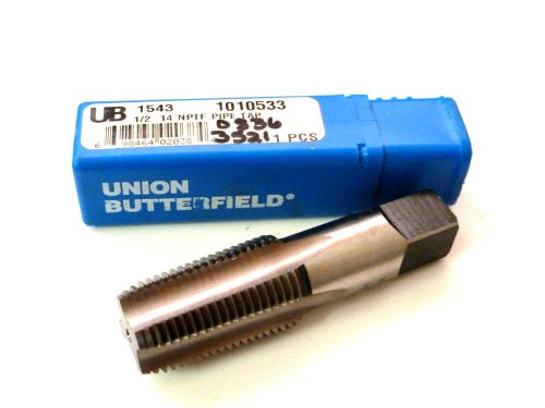 UNION BUTTERFIELD 1543 1010533 1/2 14 NPTF PIPE TAP 0836-3521 NEW