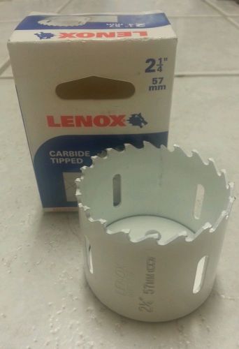 Lenox  2-1/4&#034; Carbide Tipped Hole Saw 3023636CT New !!