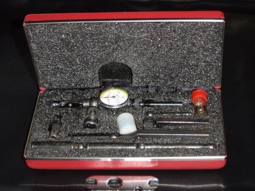 Starrett Last Word Dial Indicator #771 with Case and Attachments