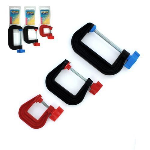 50mm modelcraft pcl3050 plastic g clamps tools glueing holding setting crafts for sale