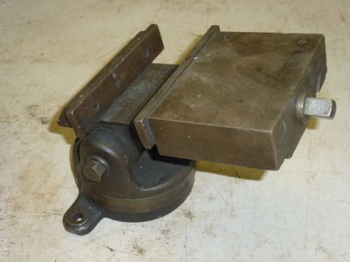 Adjustable angle toolmakers machinist vise, 6&#034; wide jaws w/ swivel base for sale