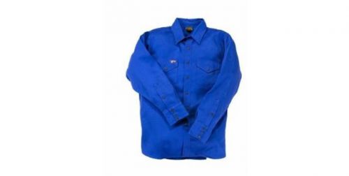 Lapco 7oz XL Long Flame Resistant STYLE IR07 welding shirt Royal Blue *New