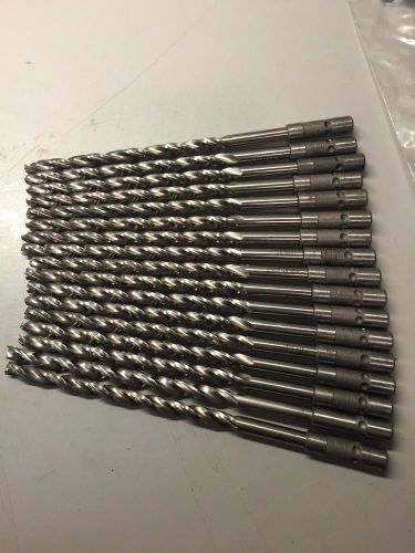 Guhring Quick Disconnect Drill Bits Size: .2245 OAL: approx. 5 3/4&#034; Lot of 17