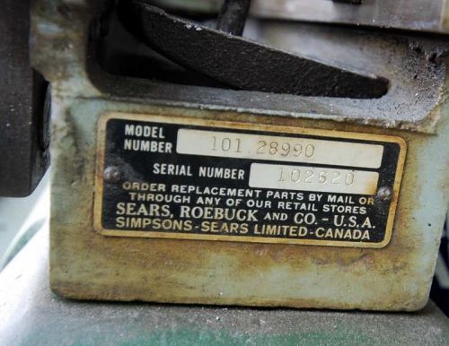 Sears &amp; Roebuck Model 103.08011 Belt Sander (Inv.30022)