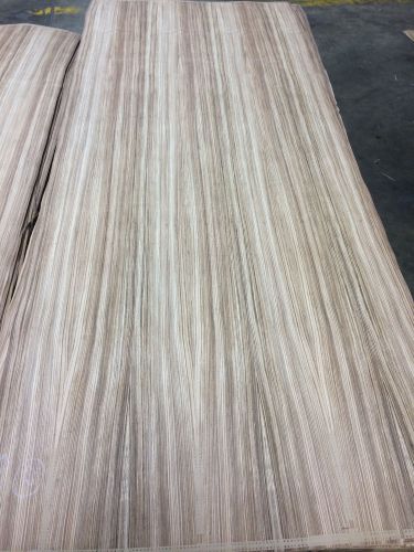 Wood Veneer Zebrawood 48x120 1pcs total 10mil paper backed &#034;EXOTIC&#034; 588.13