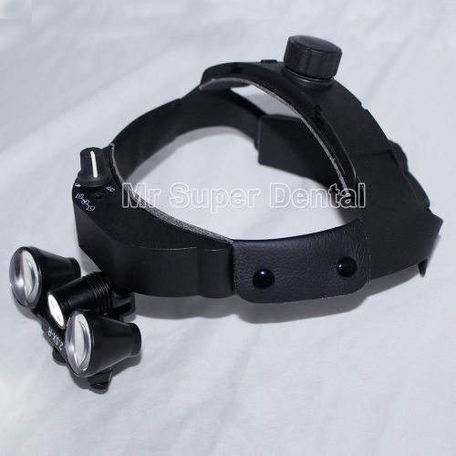 Dental 2.5x surgical binocular medical loupe with led light wireless free ship for sale