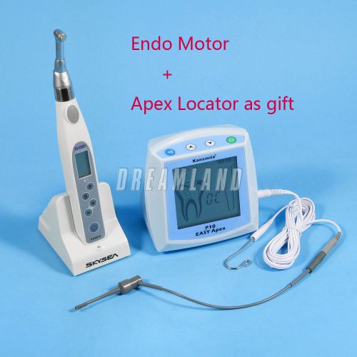 Dental Cordless Root Canal Endodontic Endo Motor Micromotor+Apex Locator