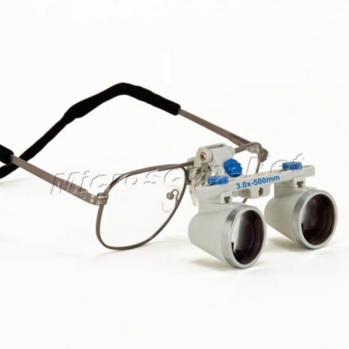 Dental binocular surgical veterinary clinic loupes 3.0x 500mm working distance for sale