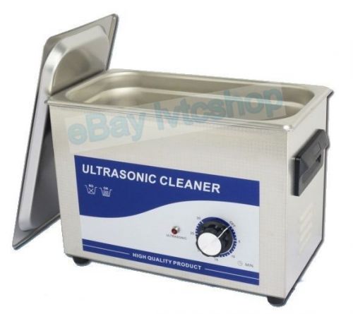 4.5L Ultrasonic Cleaner w/ Timer Free Stainless Basket New 1 Year Warranty