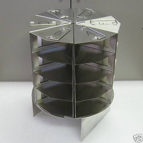 Liquid nitrogen dewar rack arrowhead, pie-shaped, ln2 for sale
