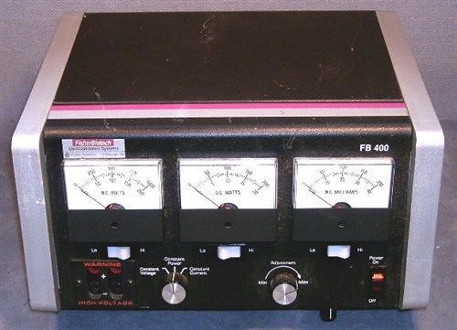 Fisher biotech fb 400 electrophoresis power source for sale