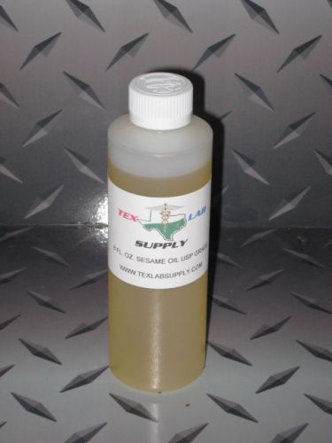 Tex Lab Supply 8 Fl. Oz. Sesame Oil USP Grade - Sterile