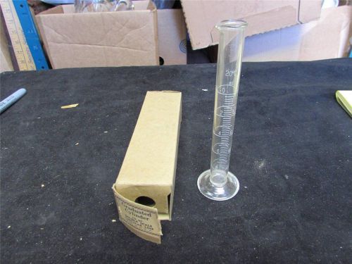 Lab New Old Stock Laboratory 10ML 20 Degrees C Graduated Cylinder Glass In Box
