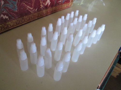 Plastic Dripper Bottles Lot of 33 For E Cig DIY E Juice Making 3 ml NEW RBA RDA