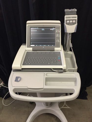 GE Mac 5000 ECG/EKG Machine with Marquette Cam 14, 56k modem &amp; Rolling Cart