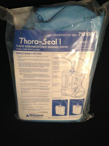 NEW THORA-SEAL I Plastic Undetwater Chest Drainage System 2000cc 713100