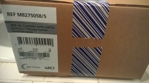 KCI WOUND VAC CANISTER CASE FACTORY SEALED 5 EXP 9/17***