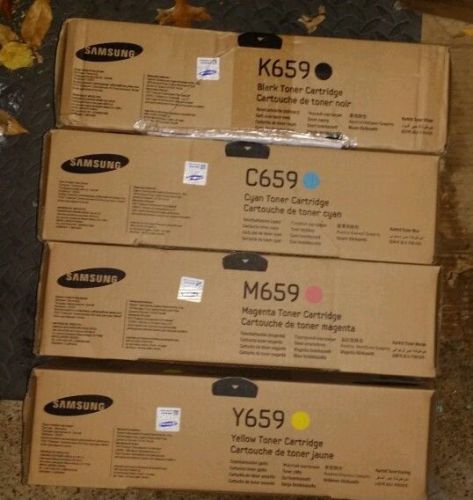 New Genuine Samsung K659 CLT-K659S CLT-M659S CLT-C659S CLT-Y659S Full Color Set