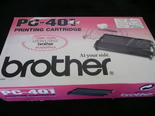 BROTHER GENUINE PC-401 FAX MACHINE PRINTER CARTRIDGENEW