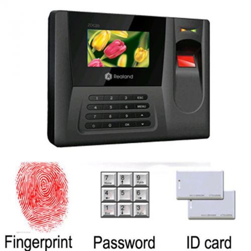 Realand zdc20 fingerprint time clock attendance system id card reader usb for sale