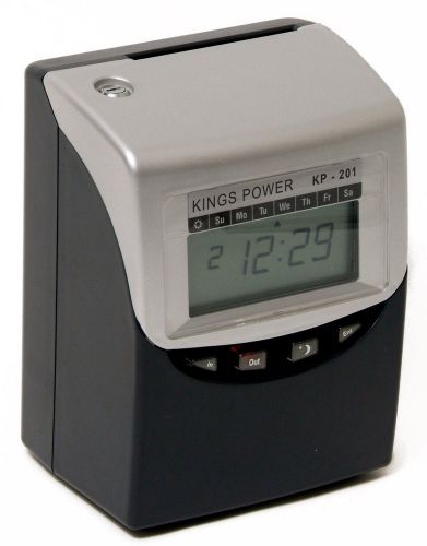 Computerized calculating time clock recorder kp-201 /w 100pc time cards for sale