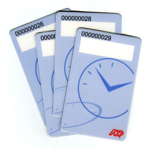 ADP Employee Bar Code Time Cards