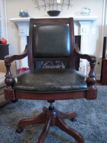 Henredon leather office chair