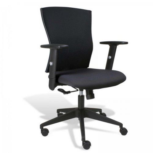 Classic Mid-Back Adjustable Desk Chair - Black