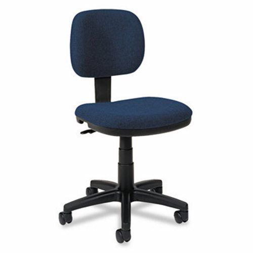 Basyx VL610 Series Swivel Task Chair, Navy Fabric/Black Frame (BSXVL610VA90)
