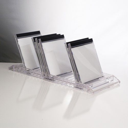 US Acrylic® Clear CD Flip Tray - holds 20 standard CD jewel cases New